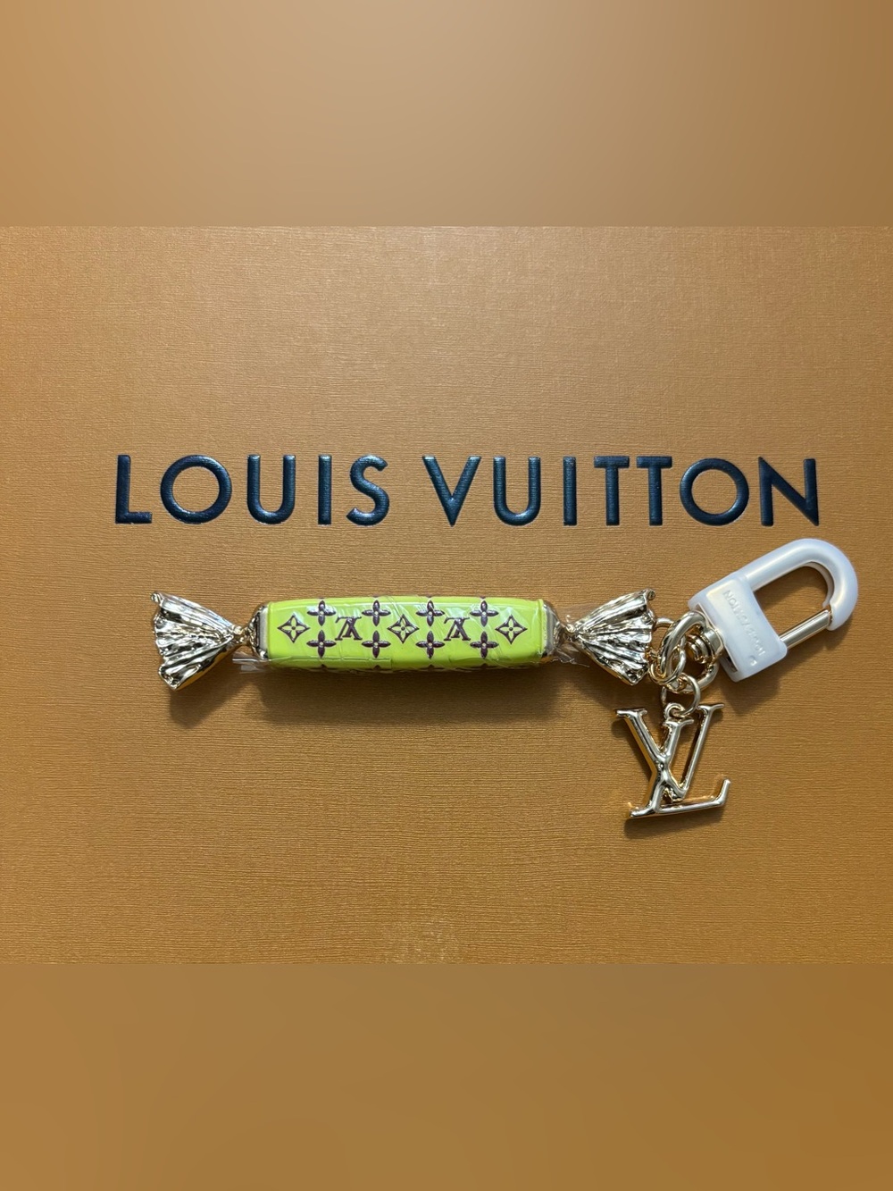 LV Candy Wrapper Charm/Keychain